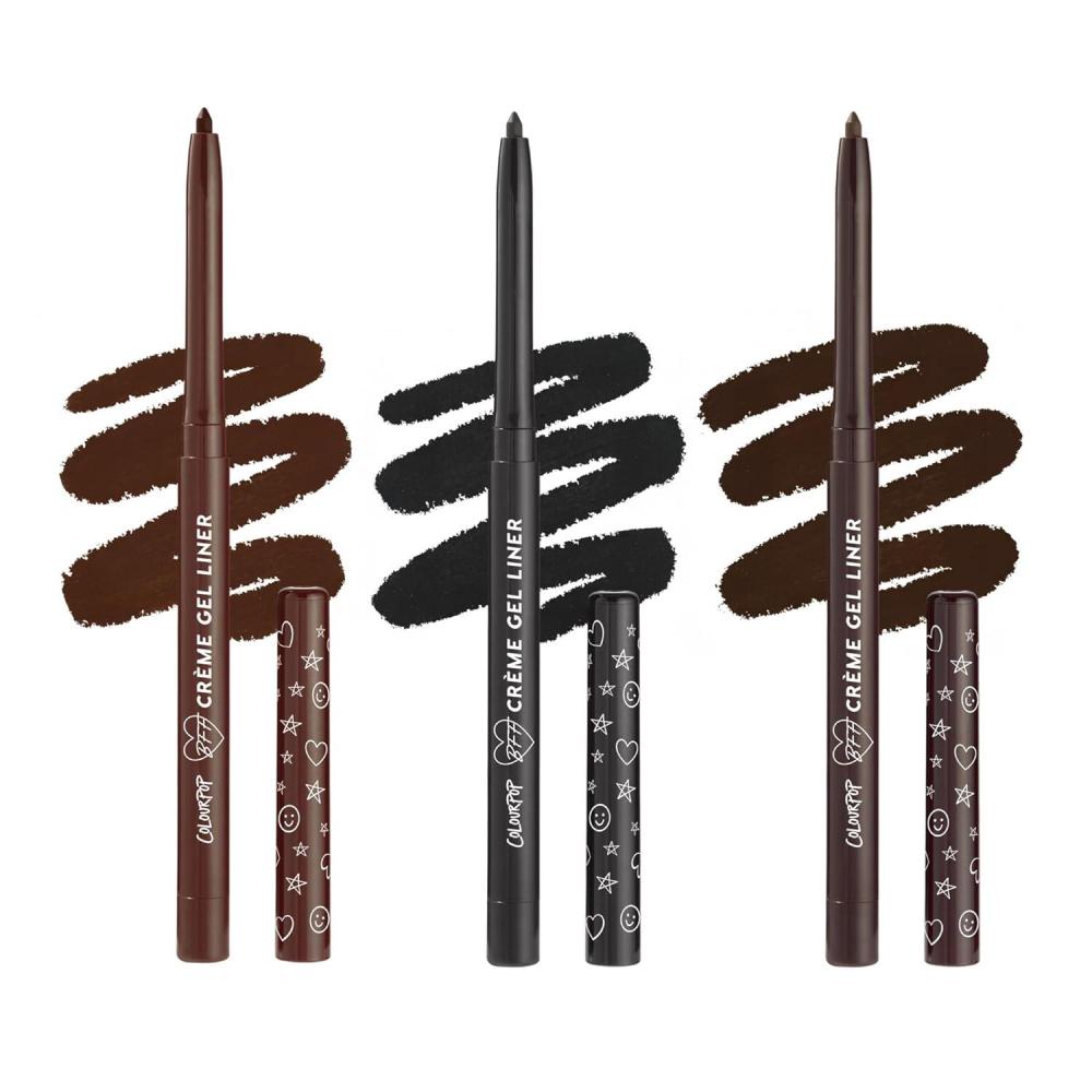 imageColourPop Crme Gel Waterproof Eyeliner  18HR Wear UltraPigmented Eyeliner Pencil with Matte amp Metallic Finishes  SmudgeProof Vegan amp CrueltyFree  Exit 001 ozSunnyvale  Swerve  Brew Haha