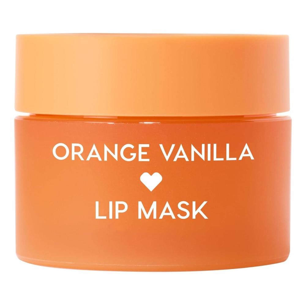 imageColourPop Fresh Kiss Lip Mask  LeaveOn Lip Moisturizer amp Overnight Treatment  Replenishes Dry Lips with Shea Butter amp Vitamin E  Orange Vanilla 028 ozOrange Vanilla