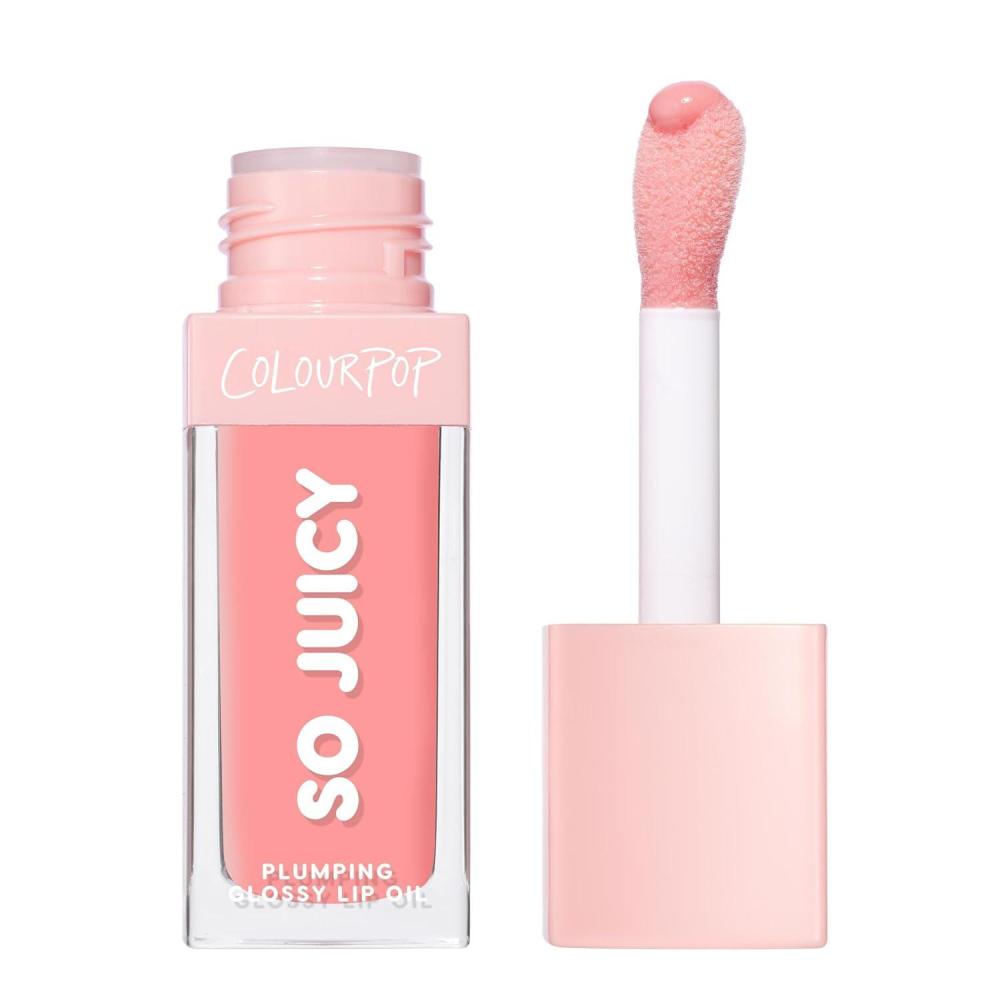 imageColourPop So Juicy Plumping Glossy Lip Oil  Hydrating amp Plumping Lip Oil with a Sheer Wash of NonSticky Color  Infused with Peptides Ceramides amp Ginger  Hits Diff 029Baby Panda