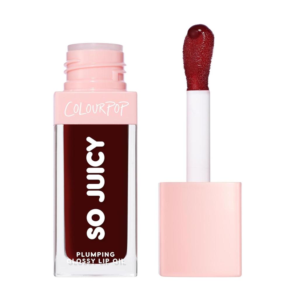 imageColourPop So Juicy Plumping Glossy Lip Oil  Hydrating amp Plumping Lip Oil with a Sheer Wash of NonSticky Color  Infused with Peptides Ceramides amp Ginger  Hits Diff 029Beverly Drive