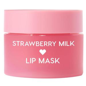 ColourPop Fresh Kiss Lip Mask – Leave-On Lip Moisturizer & Overnight Treatment – Replenishes Dry Lips with Shea Butter & Vitamin E – Orange Vanilla (0.28 oz)(Strawberry Milk)