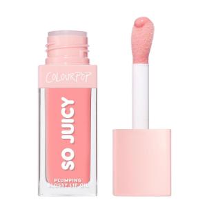 ColourPop So Juicy Plumping Glossy Lip Oil – Hydrating & Plumping Lip Oil with a Sheer Wash of Non-Sticky Color – Infused with Peptides, Ceramides & Ginger – Hits Diff (0.29)(Baby Panda)
