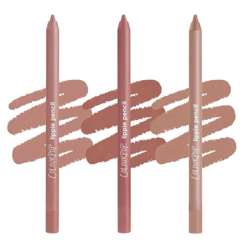imageColourPop Everyday Lippie Lip Pencil Kit HighPigment LongLasting amp Sharpenable Lip Liner with HighImpact Color Includes Shades Oh Snap Good N Plenty 2 CountCool Group Chat