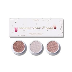 ColourPop Matcha & Mochi Super Shock Eye Shadow Trio – High-Pigment, Crème-Powder Golden Nude Eye Makeup – Glitter Eyeshadow Set with Zero Fallout and Unique Bouncy Texture (3 Count)(Coconut Cream and Soda)