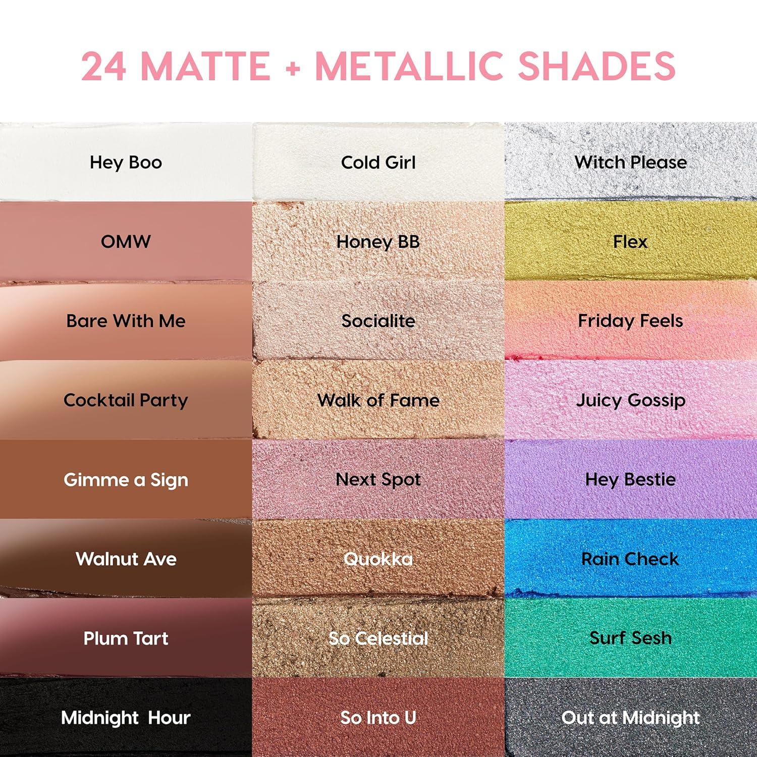imageColourPop The Classics Shadow Stix Makeup Kit Matte Shimmer Eyeshadow Make Up Set Black Silver amp White Cream Eyeshadow Sticks with HighPigment amp Metallic Finishes 3 CountMineral Bundle