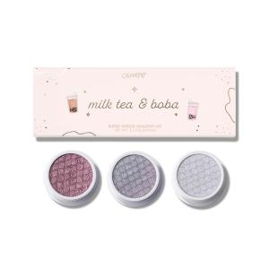 ColourPop Milk Tea & Boba Super Shock Eye Shadow Trio – High-Pigment, Crème-Powder Silver Plum Eye Makeup – Glitter Eyeshadow Set with Zero Fallout and Unique Bouncy Texture (3 Count)(Milk Tea and Boba)