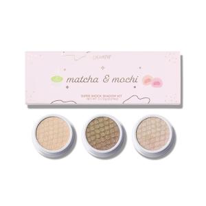 ColourPop Milk Tea & Boba Super Shock Eye Shadow Trio – High-Pigment, Crème-Powder Silver Plum Eye Makeup – Glitter Eyeshadow Set with Zero Fallout and Unique Bouncy Texture (3 Count)(Matcha and Mochi)