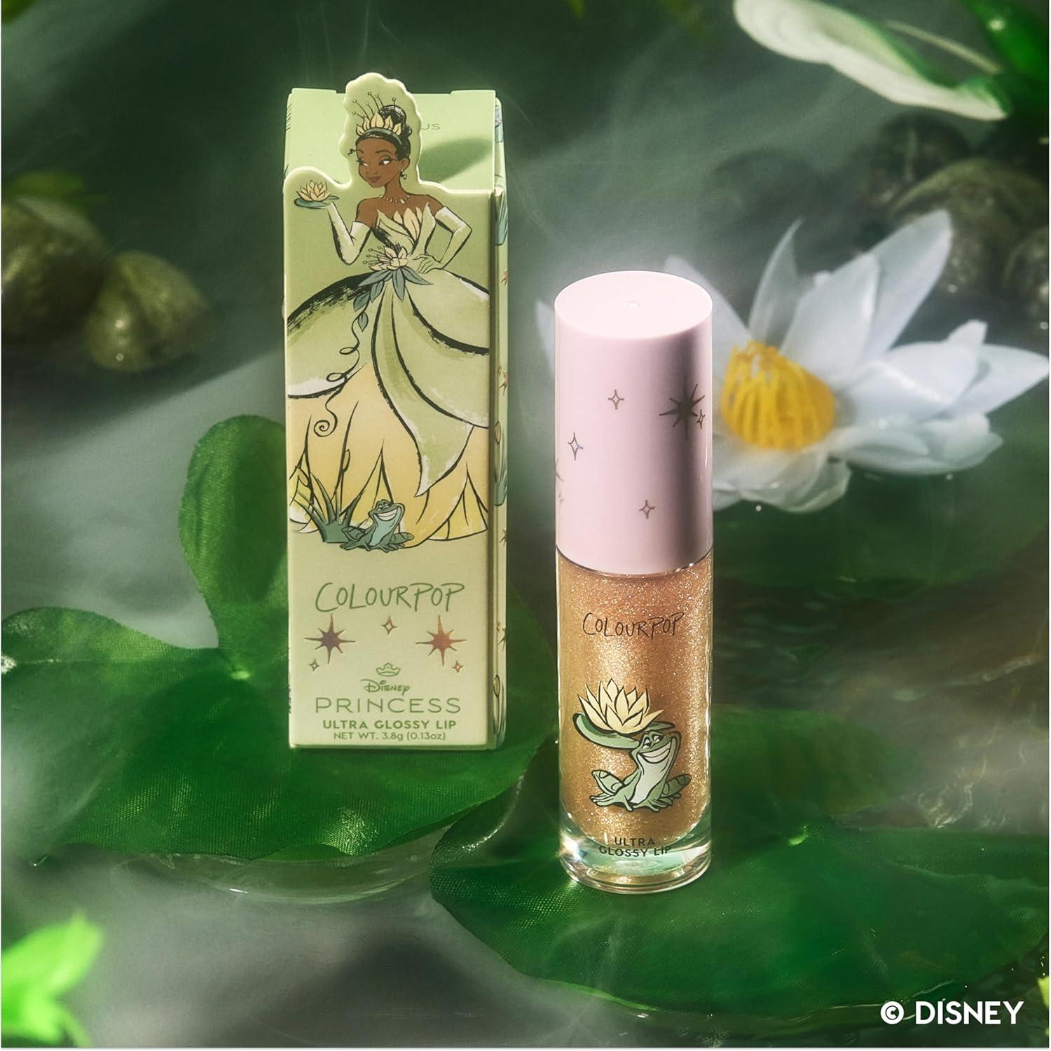 imageColourPop Disney Princess Lip Gloss Combo Ultra Glossy Lip Gloss Courageous Rapunzel Mademoiselle Belle Bright Ariel Ambitious Tiana 024 fl oz