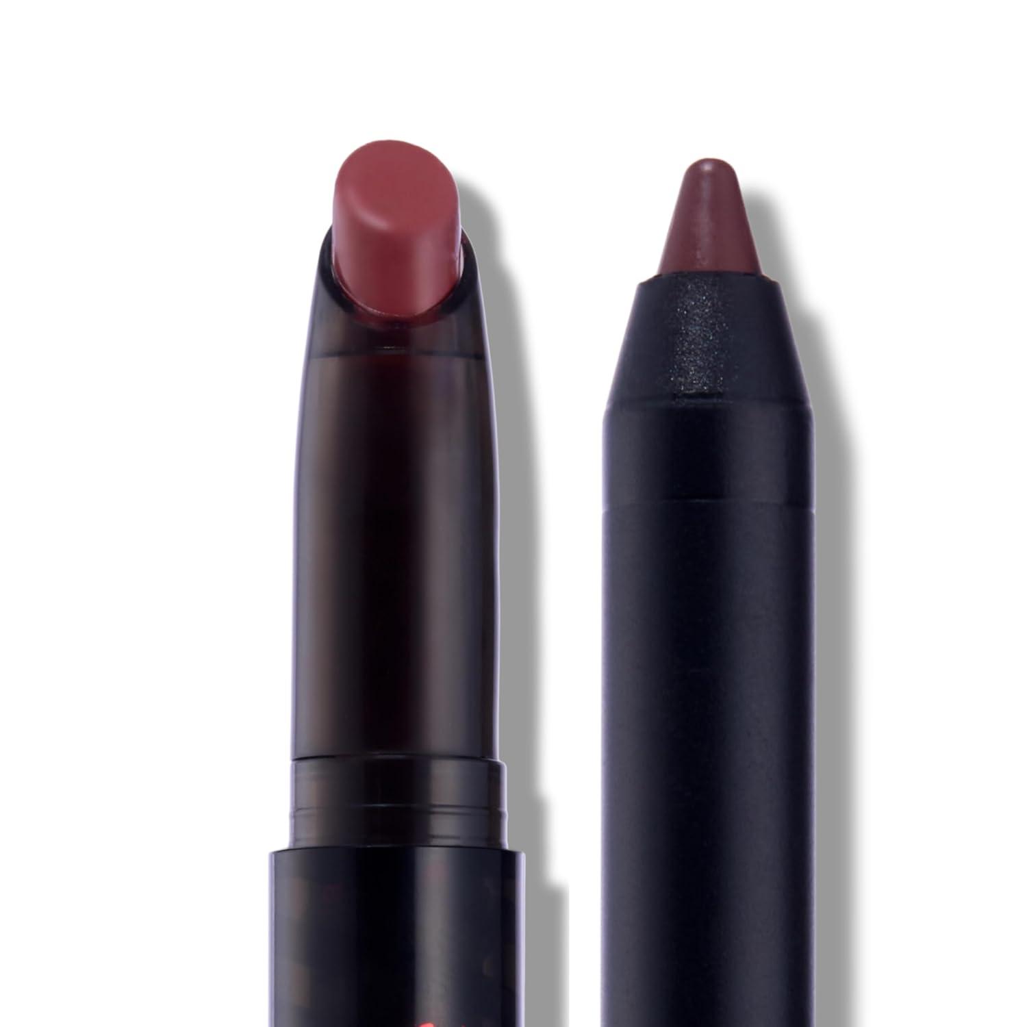 imageColourPop Twilight Lip Bundle Eclipse Lip Kit Opposites Attract 2 Count Eclipse Lip Kit New Love 2 Count UltraPigmented Pinky Nude amp Burgundy Brown Lip Set