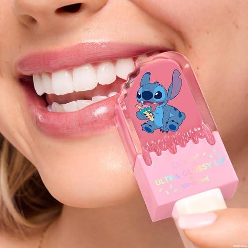imageColourPop x Disney Stitch Makeup Bundle Beach Dreamin 12 Shade Eyeshadow Palette Ultra Glossy Lip Gloss High Pigment Hydrating NonSticky Shine TropicalInspired Set