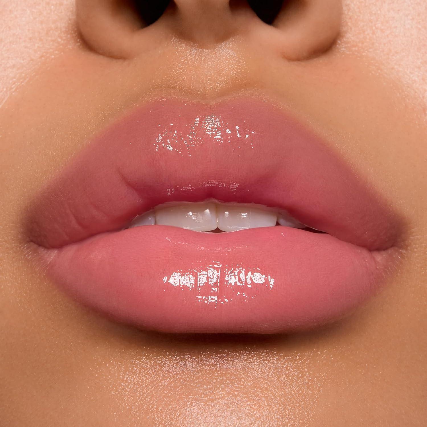 imageColourPop x Stitch Ultra Glossy Lip Gloss Duo Hydrating High Shine Non Sticky Lip Gloss Set with Hyaluronic Acid Kakadu Plum amp Cherry Oil Sheer Pink amp Hot Pink 2 Pack