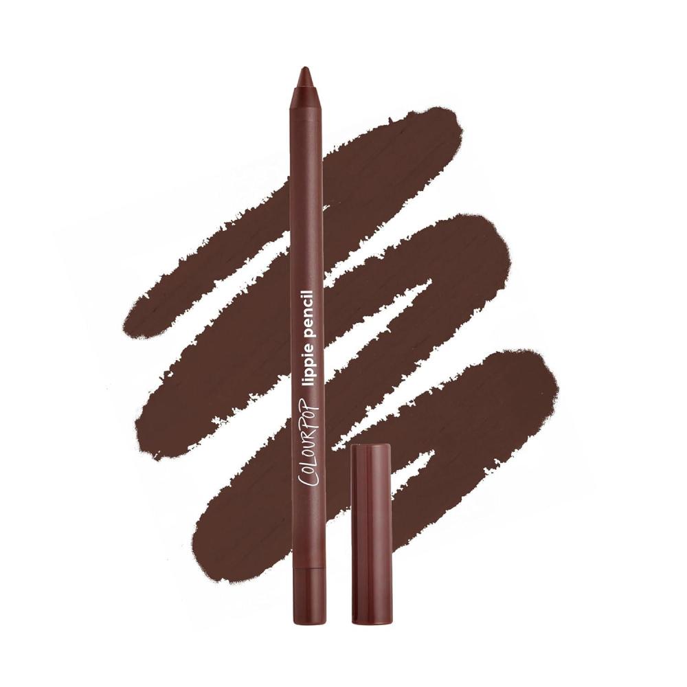 imageColourPop Lippie Lip Pencil HighPigment LongLasting Lip Liner Sharpenable Lip Liner Pencil for HighImpact Lip Color Vegan Cream Formula with Precise Application Pitch 004 ozPitch