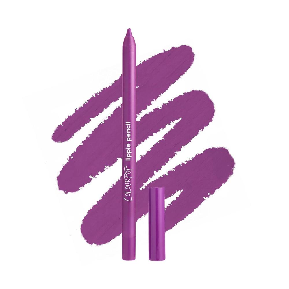 imageColourPop Lippie Lip Pencil HighPigment LongLasting Lip Liner Sharpenable Lip Liner Pencil for HighImpact Lip Color Vegan Cream Formula with Precise Application Pitch 004 ozTBH