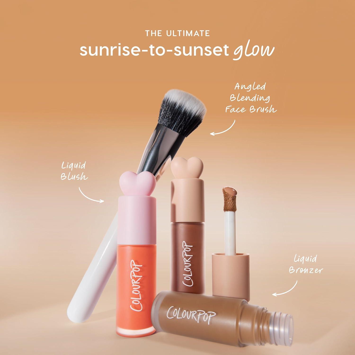 imageColourPop Liquid Bronzer for Face Buildable Lightweight Liquid Contour Makeup Bronzer Blendable Hydrating Formula with Squalane Vitamin E Light Warm Golden Tan 027 oz