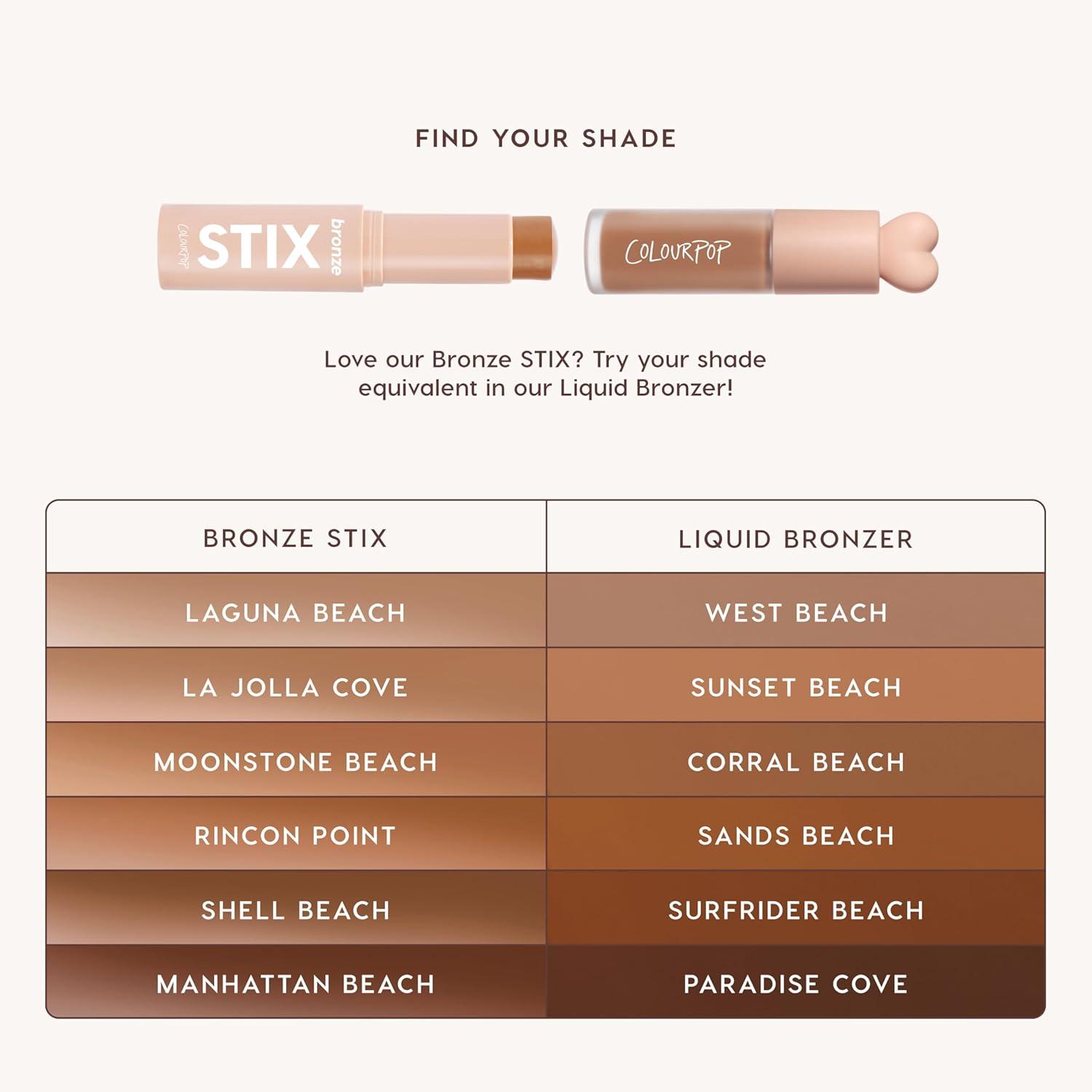 imageColourPop Liquid Bronzer for Face Buildable Lightweight Liquid Contour Makeup Bronzer Blendable Hydrating Formula with Squalane Vitamin E Neutral Warm Medium Bronze 027 oz