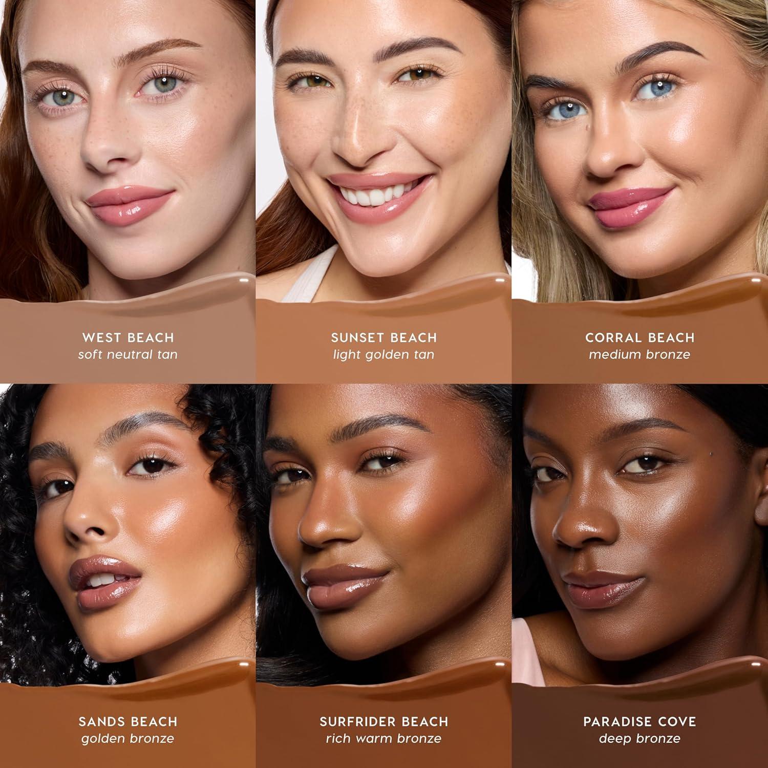 imageColourPop Liquid Bronzer for Face Buildable Lightweight Liquid Contour Makeup Bronzer Blendable Hydrating Formula with Squalane Vitamin E Warm Golden Bronze 027 oz