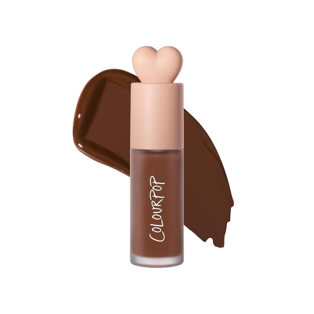 imageColourPop Liquid Bronzer for Face Buildable Lightweight Liquid Contour Makeup Bronzer Blendable Hydrating Formula with Squalane Vitamin E Cool Toned Deep Bronze 027 oz