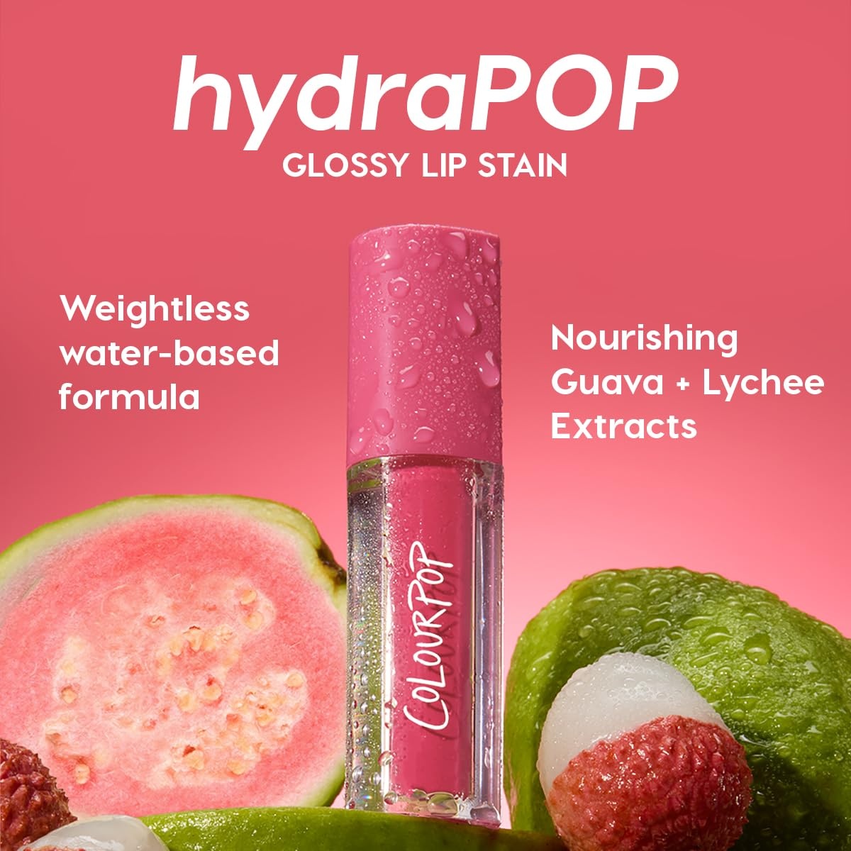 imageColourPop HydraPop Glossy Lip Stain Duo Pink amp Warm Nude Hydrating Lip Gloss Set That Fades Into A Soft Tint NonDrying amp LongLasting WaterBased GlosstoStain Finish 2 CountMantra