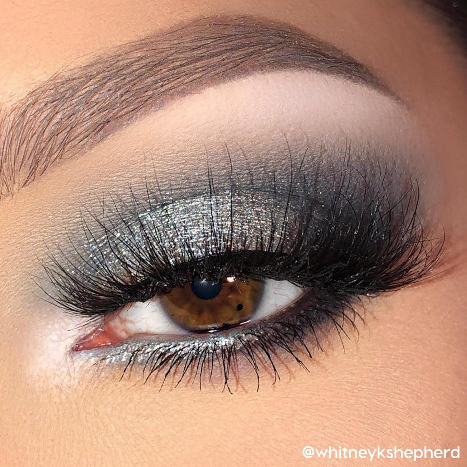 image:imageColourPop Silver Lining Eyeshadow Palette Cool Toned Silver Grey White amp Black Eyeshadow Palette with Matte amp Glitter Finishes HighPigment Smokey Eye Makeup with Longwear Formula 03 ozBlowin Smoke