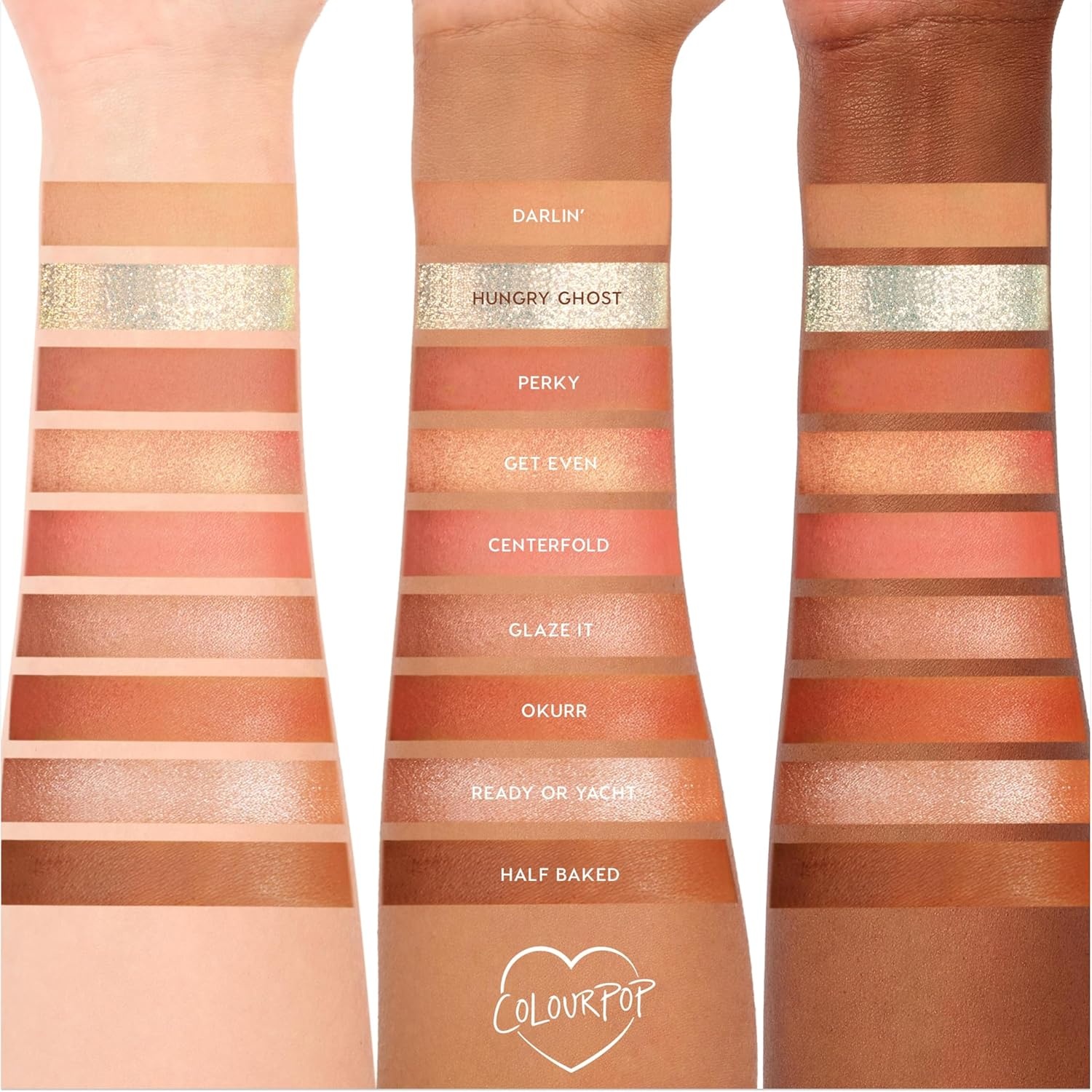 image:imageColourPop Silver Lining Eyeshadow Palette Cool Toned Silver Grey White amp Black Eyeshadow Palette with Matte amp Glitter Finishes HighPigment Smokey Eye Makeup with Longwear Formula 03 ozBaby Got Peach