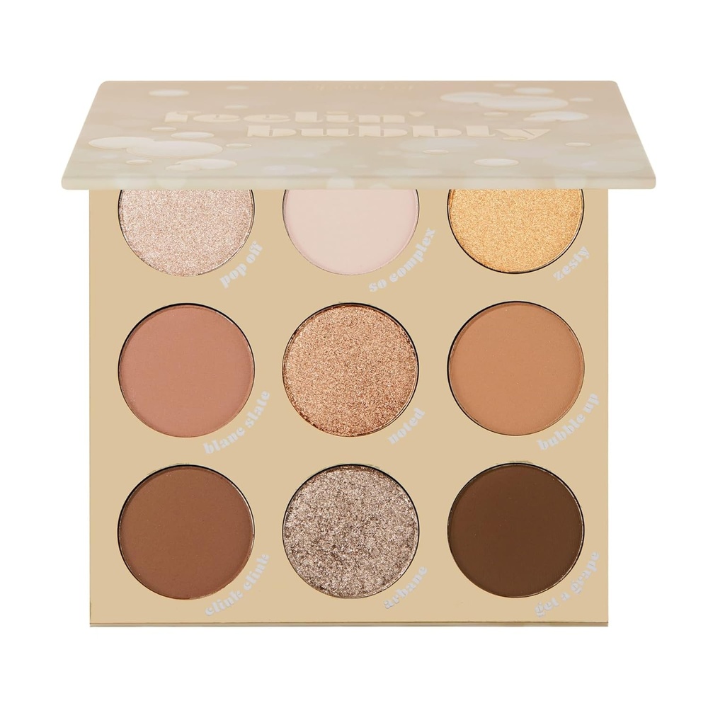 image:imageColourPop Silver Lining Eyeshadow Palette Cool Toned Silver Grey White amp Black Eyeshadow Palette with Matte amp Glitter Finishes HighPigment Smokey Eye Makeup with Longwear Formula 03 ozFeelin Bubbly
