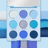 ColourPop Silver Lining Eyeshadow Palette – Cool Toned Silver, Grey, White & Black Eyeshadow Palette with Matte & Glitter Finishes – High-Pigment Smokey Eye Makeup with Longwear Formula (0.3 oz)(Blue Moon)