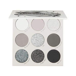 ColourPop Silver Lining Eyeshadow Palette – Cool Toned Silver, Grey, White & Black Eyeshadow Palette with Matte & Glitter Finishes – High-Pigment Smokey Eye Makeup with Longwear Formula (0.3 oz)(Silver Lining)