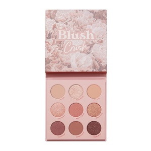 ColourPop Silver Lining Eyeshadow Palette – Cool Toned Silver, Grey, White & Black Eyeshadow Palette with Matte & Glitter Finishes – High-Pigment Smokey Eye Makeup with Longwear Formula (0.3 oz)(Blush Crush)
