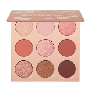 ColourPop Silver Lining Eyeshadow Palette – Cool Toned Silver, Grey, White & Black Eyeshadow Palette with Matte & Glitter Finishes – High-Pigment Smokey Eye Makeup with Longwear Formula (0.3 oz)(By The Rose)