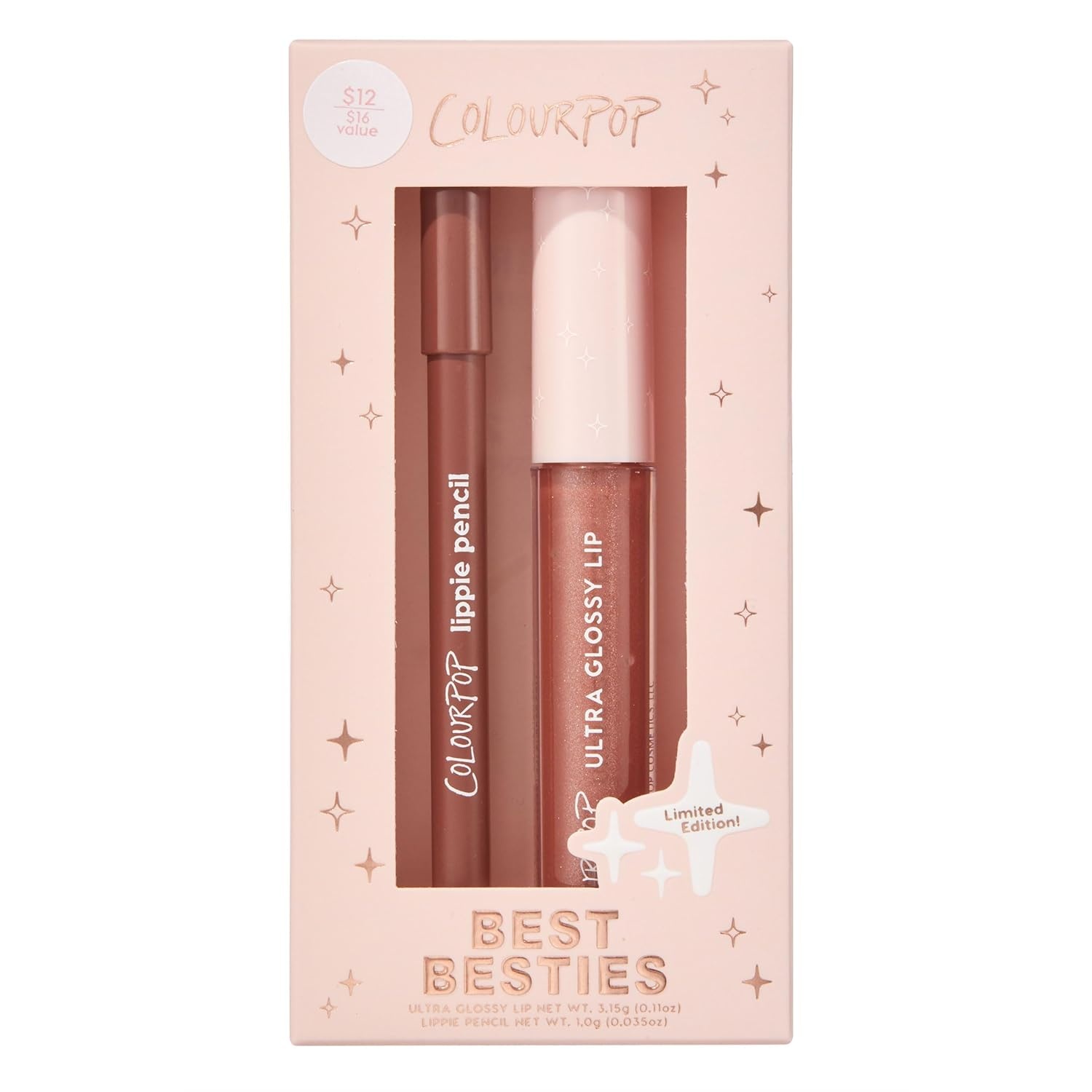 image:imageColourPop Extra Mocha Lip Kit HighPigment LongLasting amp Sharpenable Lip Liner and Lip Gloss with HighImpact Color Includes Shades Pitch amp Ciao Babe 2 CountBest Besties