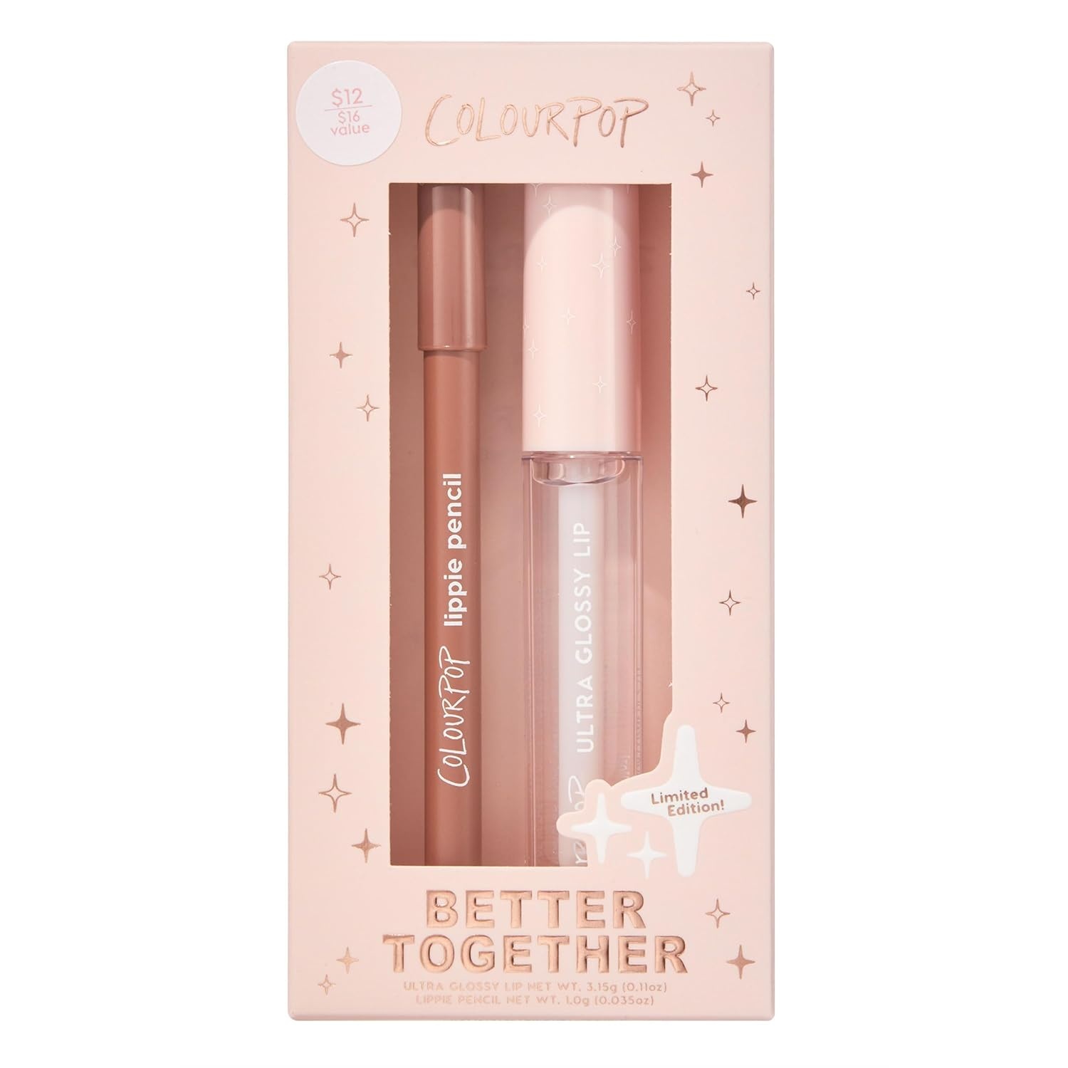 image:imageColourPop Extra Mocha Lip Kit HighPigment LongLasting amp Sharpenable Lip Liner and Lip Gloss with HighImpact Color Includes Shades Pitch amp Ciao Babe 2 CountBetter Together