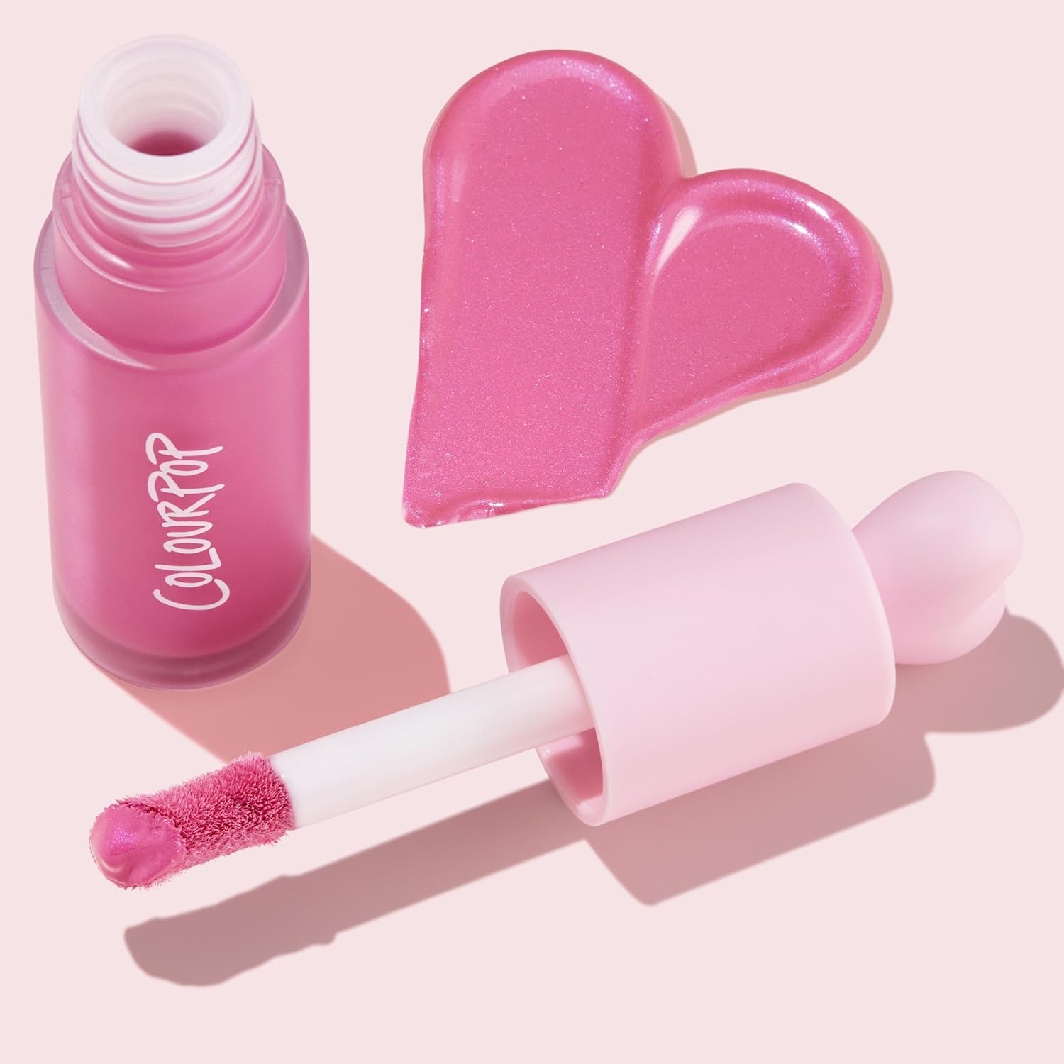 image:imageColourPop HiLite Dewy Liquid Highlighter Liquid Blush Face Body Illuminator Weightless Pink Blush with Hyaluronic Acid Glowy Summer Makeup Set for Radiant Cheeks 2 CountSweet Treat