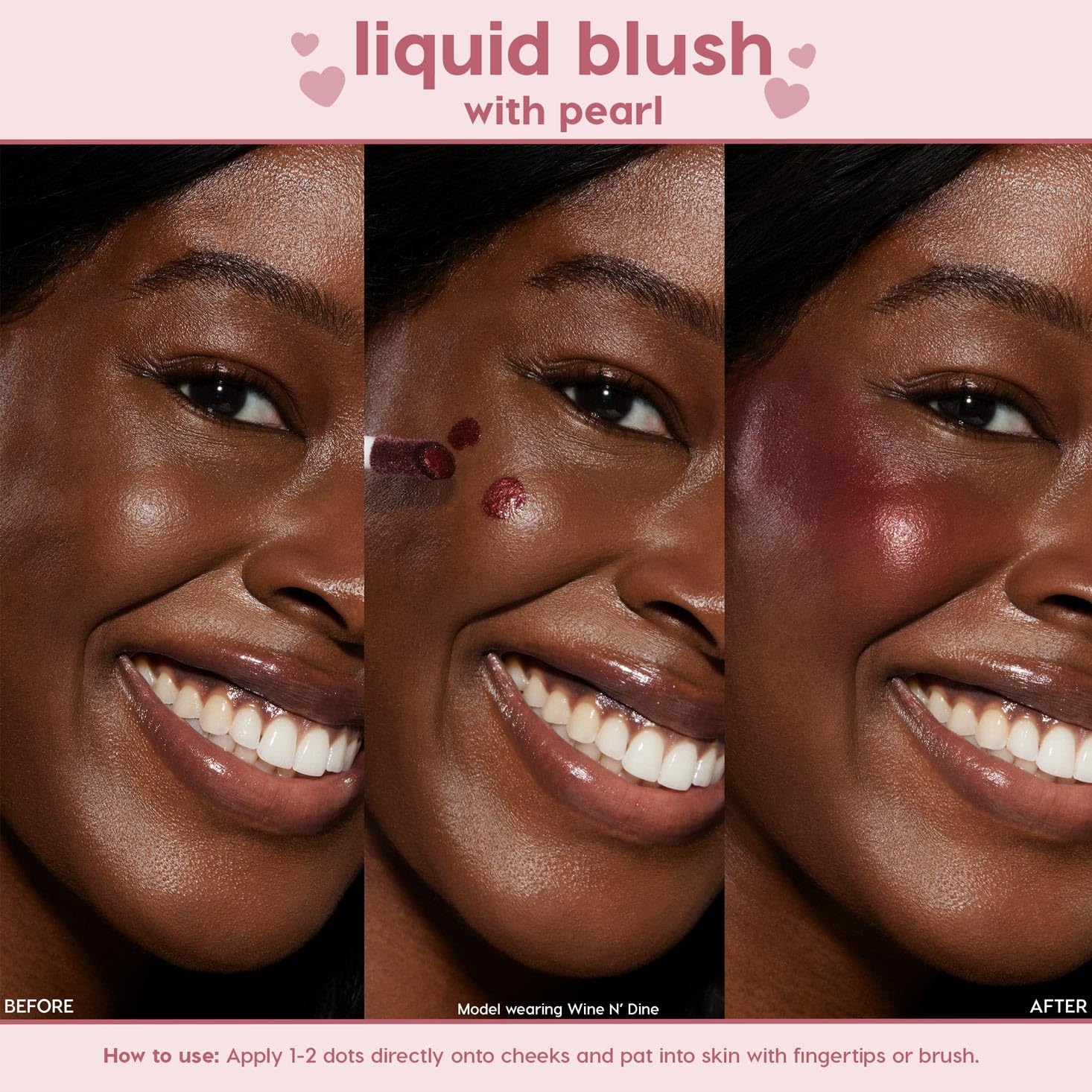 image:imageColourPop HiLite Dewy Liquid Highlighter Liquid Blush Face Body Illuminator Weightless Pink Blush with Hyaluronic Acid Glowy Summer Makeup Set for Radiant Cheeks 2 CountWine N Dine