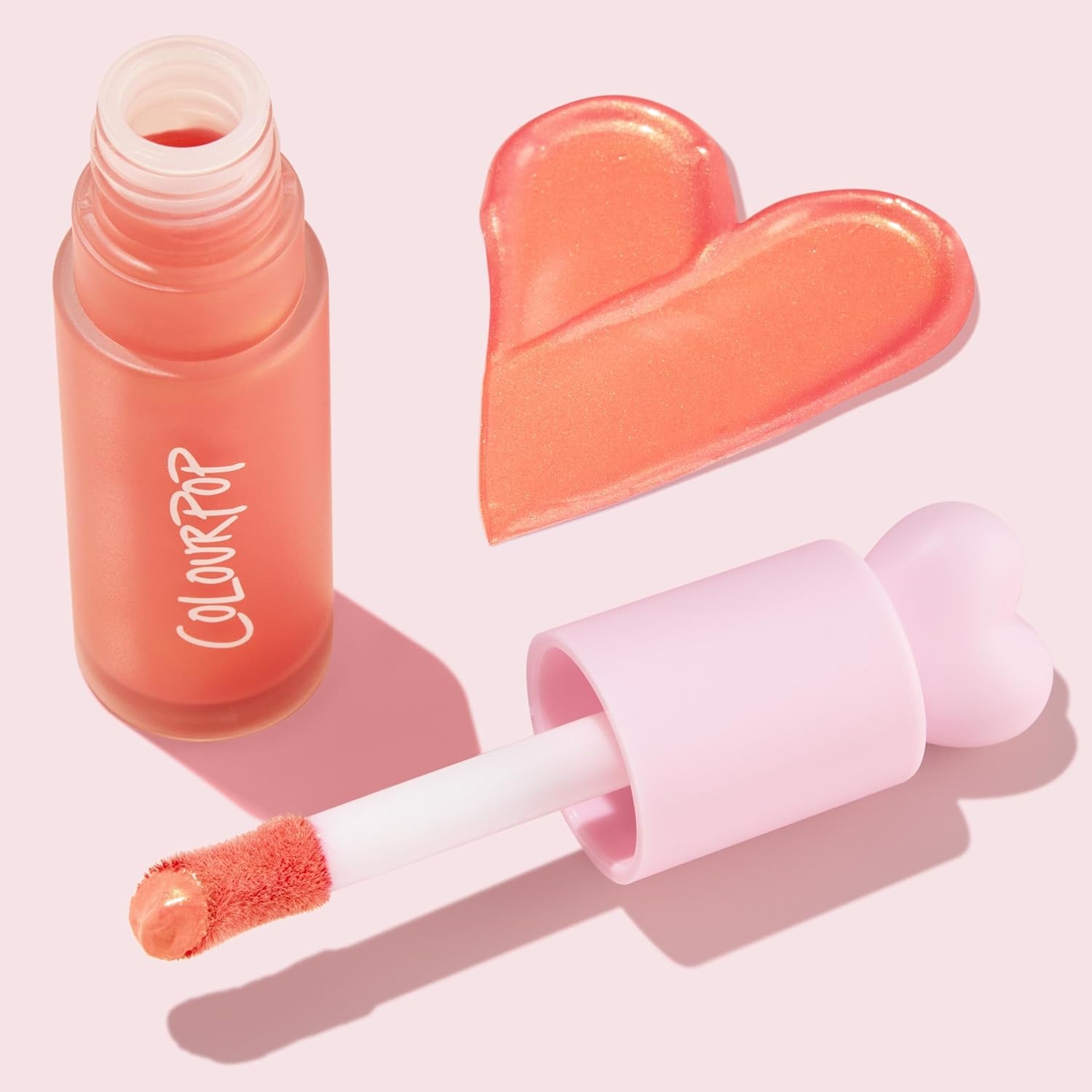 image:imageColourPop HiLite Dewy Liquid Highlighter Liquid Blush Face Body Illuminator Weightless Pink Blush with Hyaluronic Acid Glowy Summer Makeup Set for Radiant Cheeks 2 CountPerfect Peach