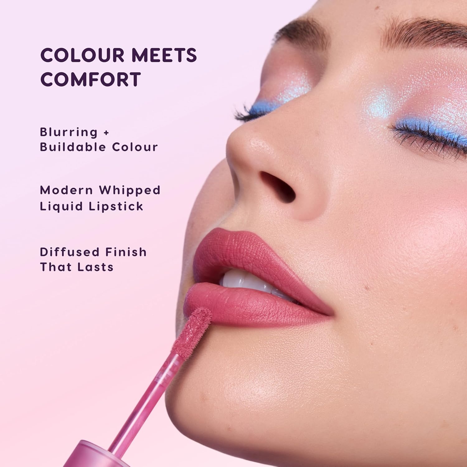 image:imageColourpop Cloud Whip Liquid Lipstick Set Blurring Lip Stick with a Soft Finish Infused with Marshmallow Cloudberry amp Hyaluronic Acid Creamy amp NonDrying Pink Nude Neutral Rose 2 CountWhat the Fluff