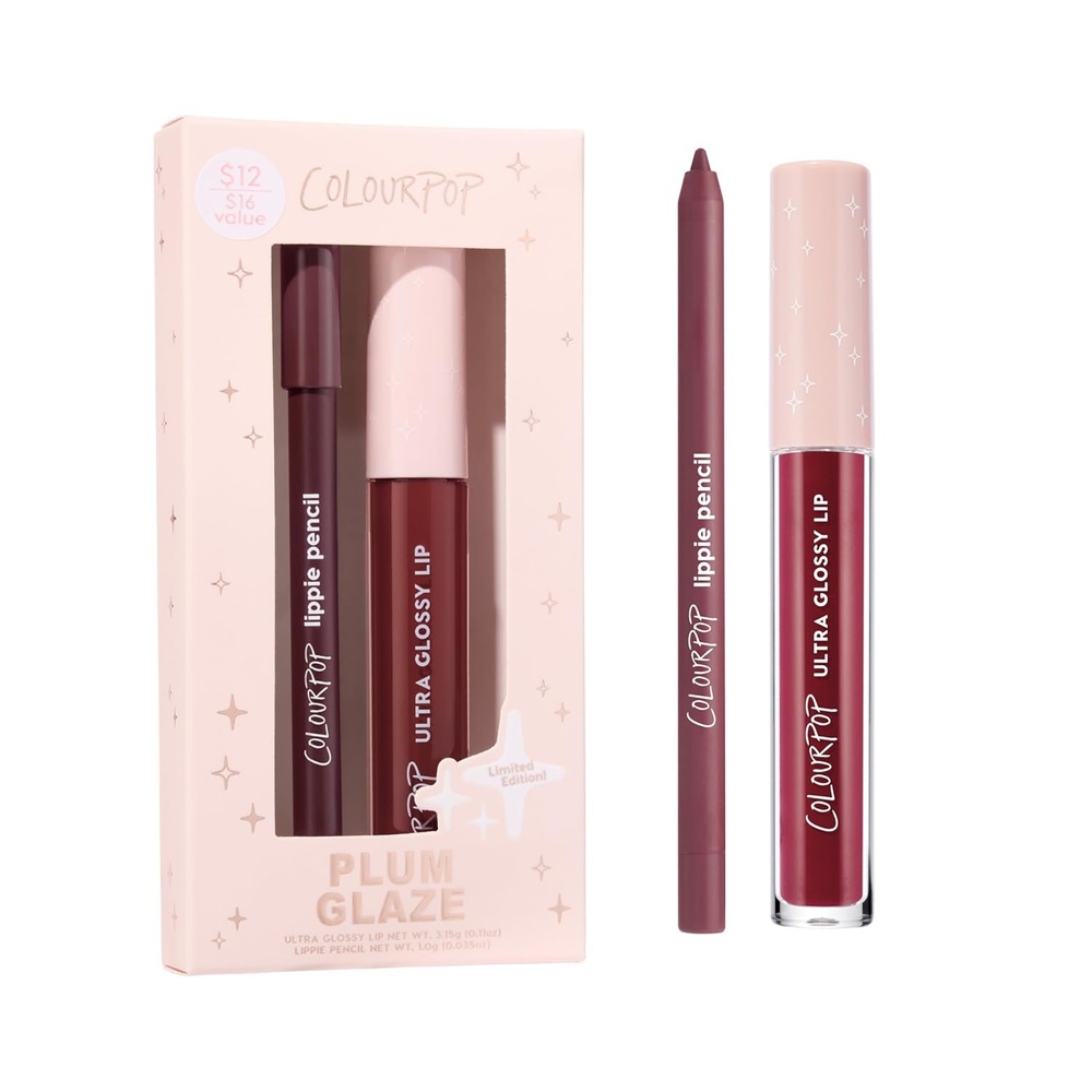 image:imageColourPop Extra Mocha Lip Kit HighPigment LongLasting amp Sharpenable Lip Liner and Lip Gloss with HighImpact Color Includes Shades Pitch amp Ciao Babe 2 CountPlum Glaze
