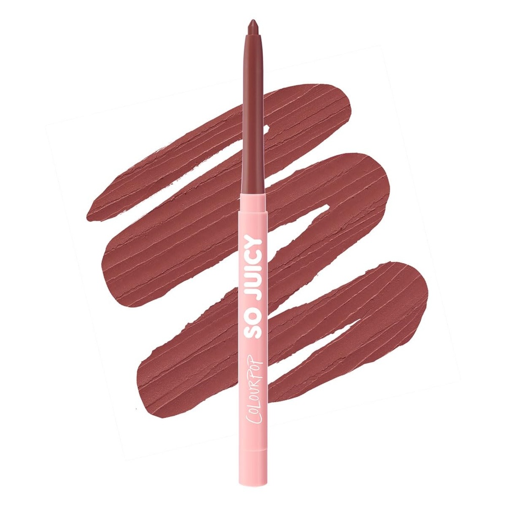 image:imageColourPop So Juicy Plumping Lip Liner Set Long Lasting Lip Pencil Kit with Peptides Ceramides Peppermint Neutral Mauve Pink Nude Shades 3 CountETA