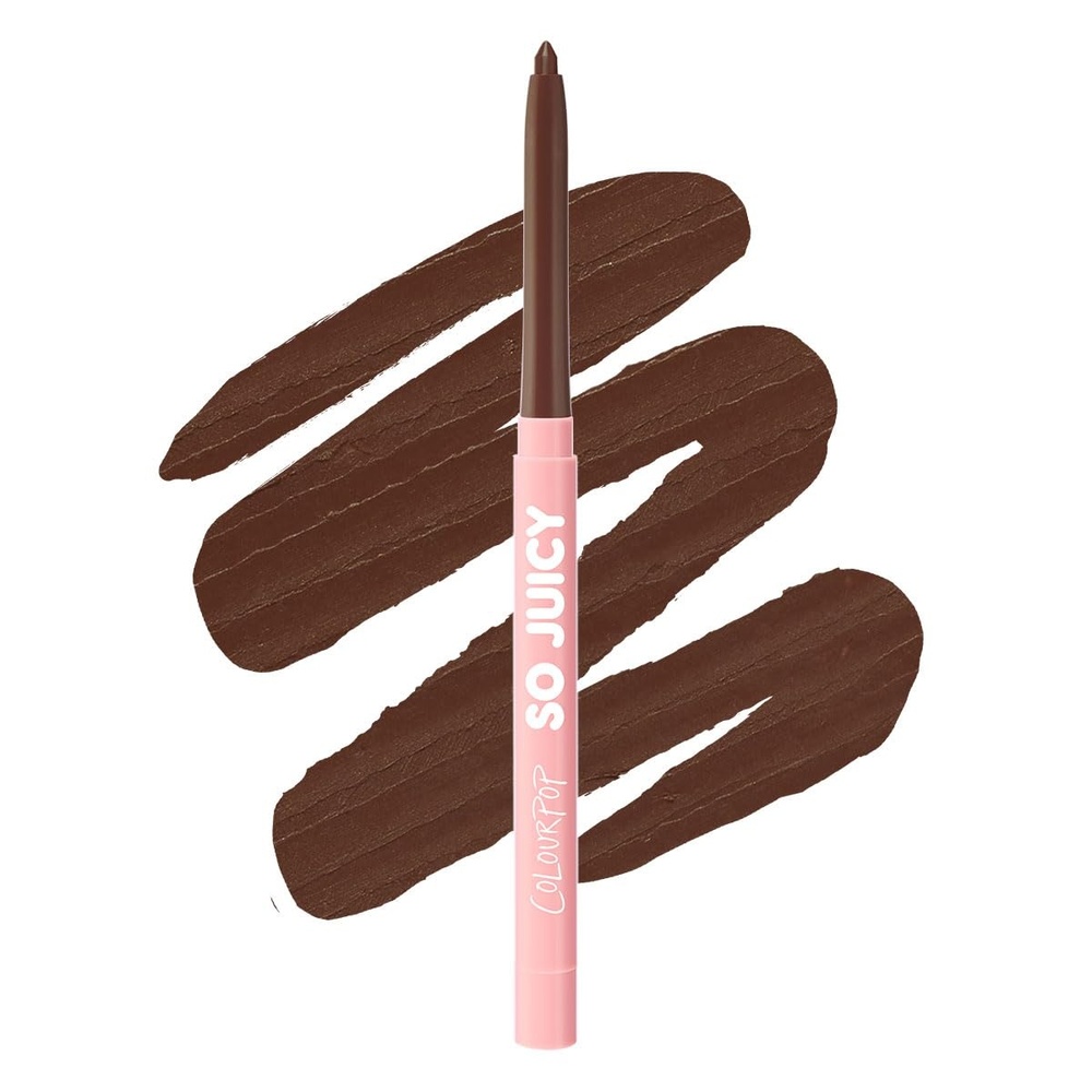 image:imageColourPop So Juicy Plumping Lip Liner Set Long Lasting Lip Pencil Kit with Peptides Ceramides Peppermint Neutral Mauve Pink Nude Shades 3 CountMocha Latte