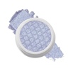 Moon Daisy - metallic baby blue with silver pinpoints