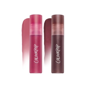 Colourpop Cloud Whip Liquid Lipstick Set – Blurring Lip Stick with a Soft Finish – Infused with Marshmallow, Cloudberry & Hyaluronic Acid – Creamy & Non-Drying – Pink Nude + Neutral Rose (2 Count)(Cool Cloud Lips)