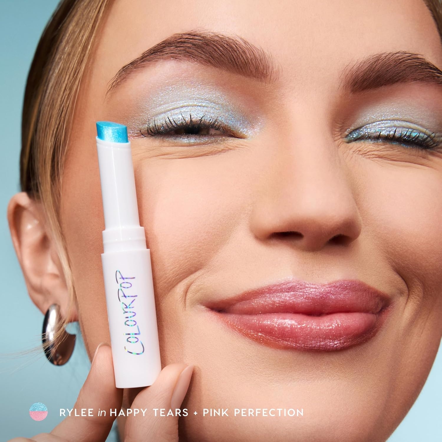 image:imageColourPop Jelly Much Gel Eyeshadow Stick WaterBased Shimmer Eye Shadow Stick for Eyes Cheeks amp Lips WetLook Shine amp Sparkle Finish Cooling Glide Formula Big Energy 01 ozHollywood Hills