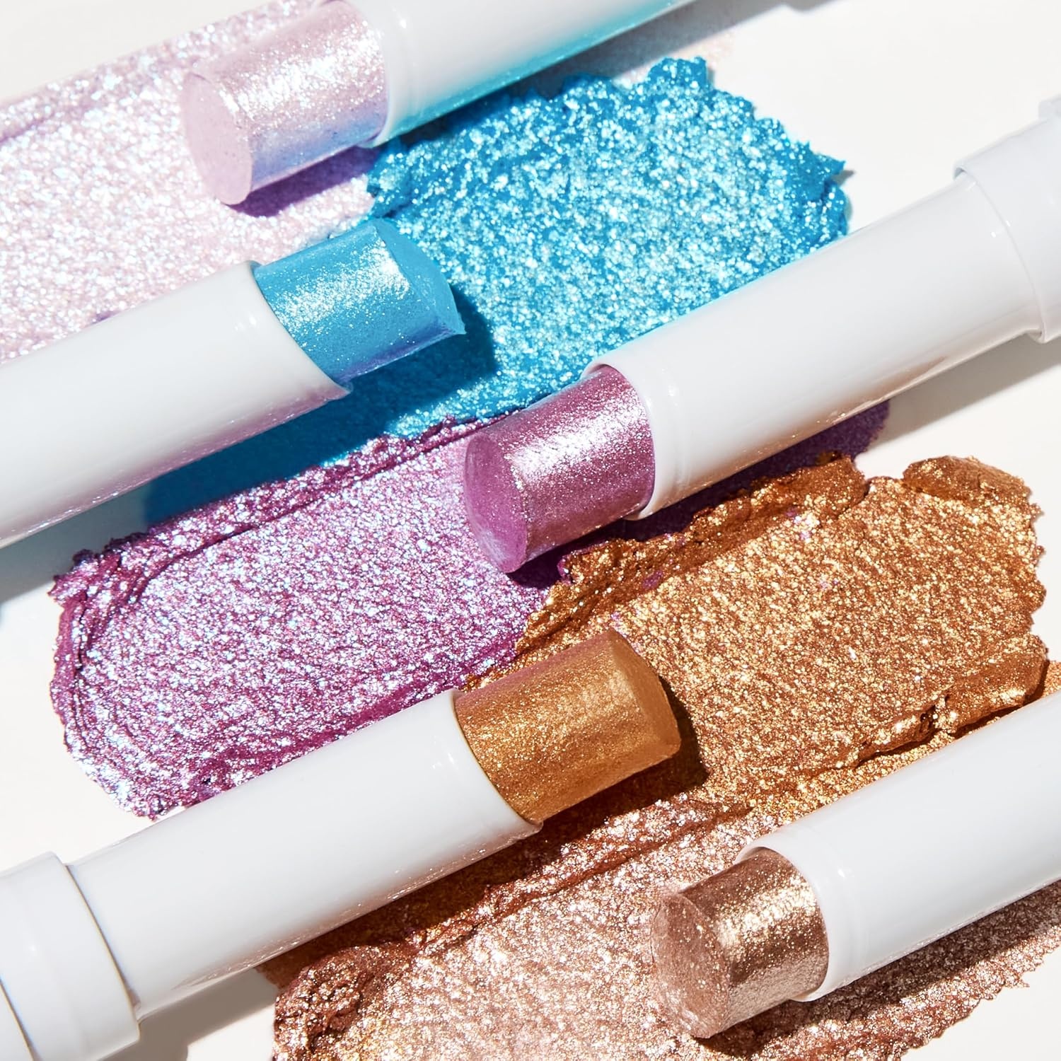 image:imageColourPop Jelly Much Gel Eyeshadow Stick WaterBased Shimmer Eye Shadow Stick for Eyes Cheeks amp Lips WetLook Shine amp Sparkle Finish Cooling Glide Formula Big Energy 01 ozForever Friday