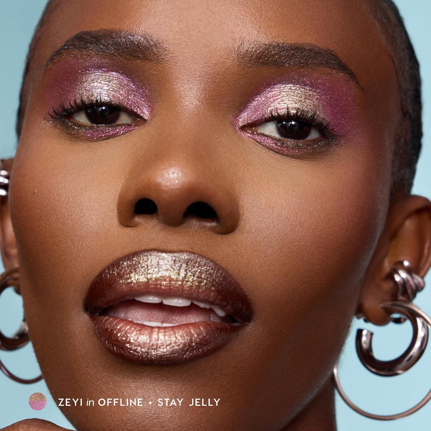 image:imageColourPop Jelly Much Gel Eyeshadow Stick WaterBased Shimmer Eye Shadow Stick for Eyes Cheeks amp Lips WetLook Shine amp Sparkle Finish Cooling Glide Formula Big Energy 01 ozGolden Coast
