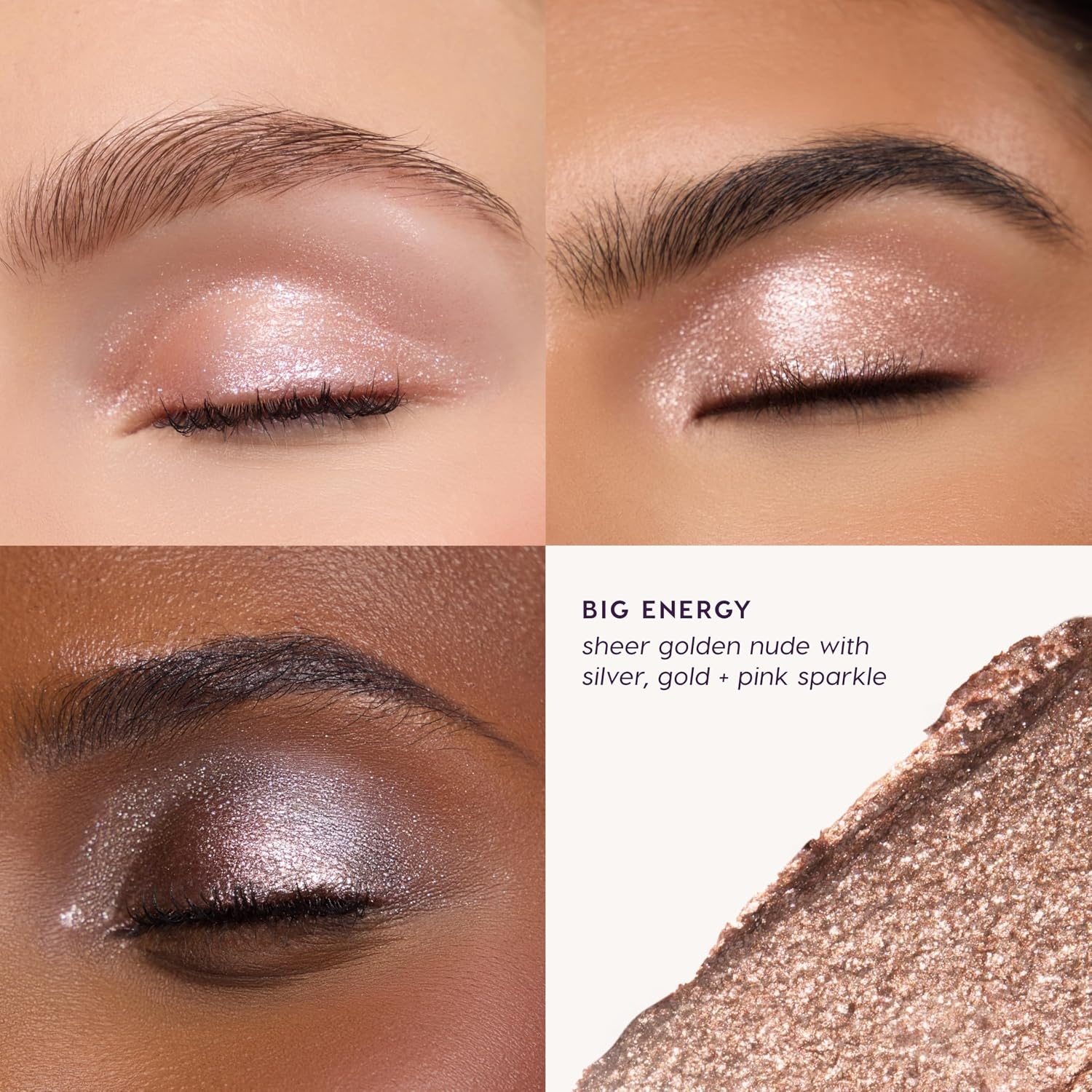 image:imageColourPop Jelly Much Gel Eyeshadow Stick WaterBased Shimmer Eye Shadow Stick for Eyes Cheeks amp Lips WetLook Shine amp Sparkle Finish Cooling Glide Formula Big Energy 01 ozBig Energy