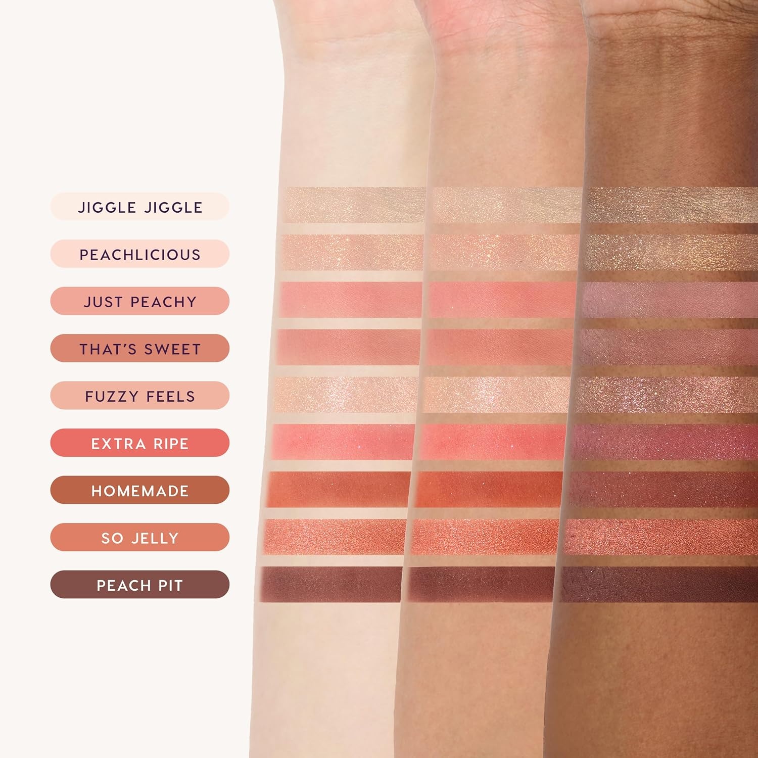 image:imageColourpop Pink Dreams Eyeshadow Palette Neutral amp Pink Eyeshadow Palette with Matte amp Glitter Finishes High Pigment Cool Toned Eye Makeup with Longwear Formula 03 ozPeach Jelly