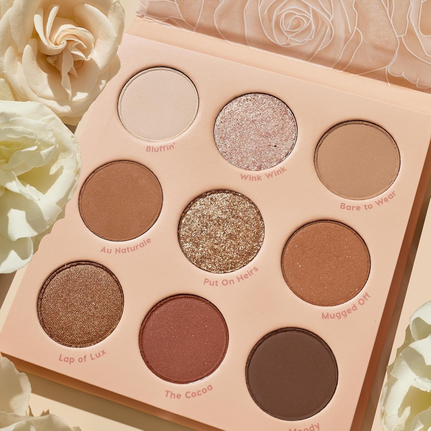 image:imageColourpop Pink Dreams Eyeshadow Palette Neutral amp Pink Eyeshadow Palette with Matte amp Glitter Finishes High Pigment Cool Toned Eye Makeup with Longwear Formula 03 ozNude Mood