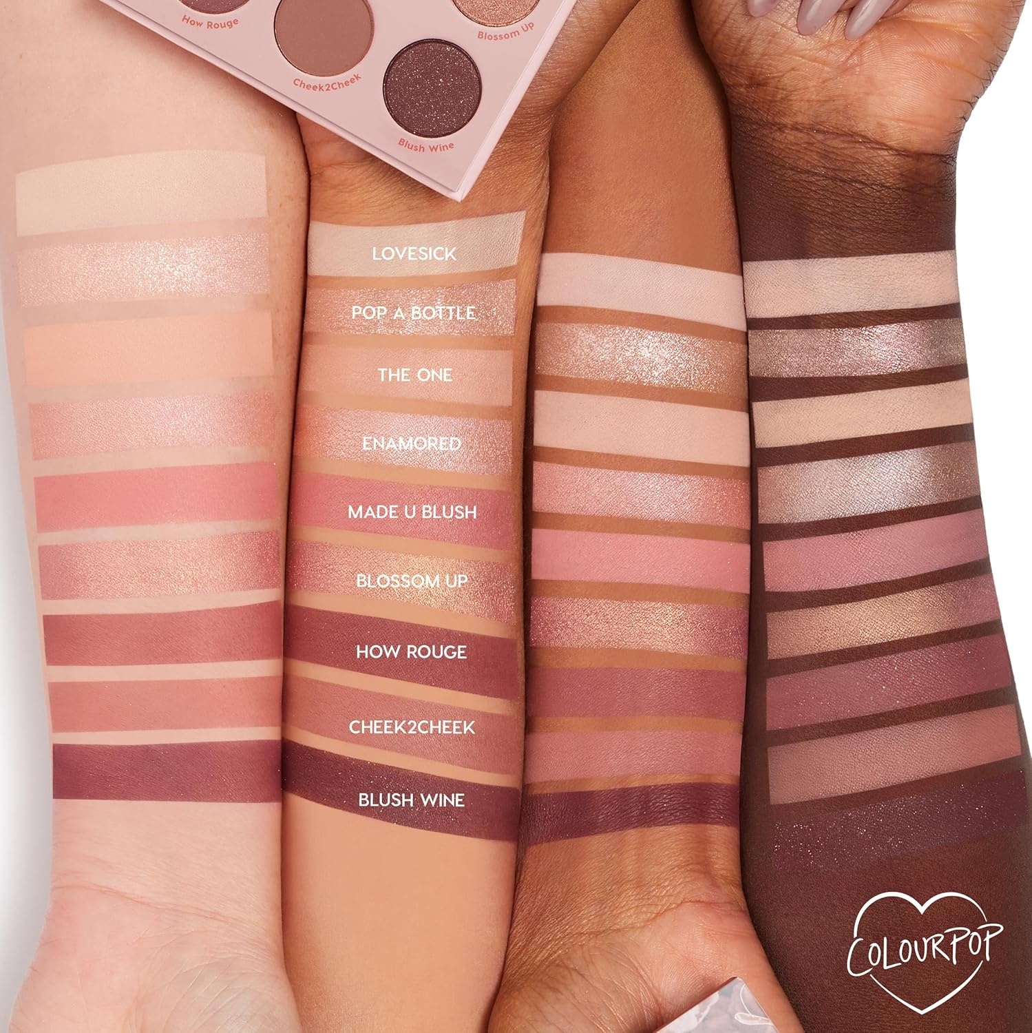 image:imageColourpop Pink Dreams Eyeshadow Palette Neutral amp Pink Eyeshadow Palette with Matte amp Glitter Finishes High Pigment Cool Toned Eye Makeup with Longwear Formula 03 ozBlush Crush