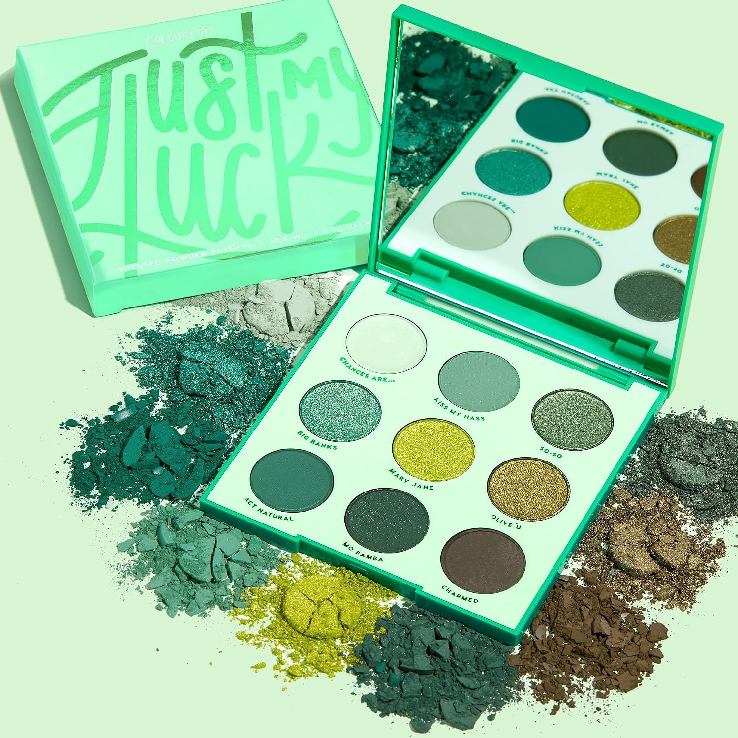 image:imageColourpop Pink Dreams Eyeshadow Palette Neutral amp Pink Eyeshadow Palette with Matte amp Glitter Finishes High Pigment Cool Toned Eye Makeup with Longwear Formula 03 ozJust My Luck
