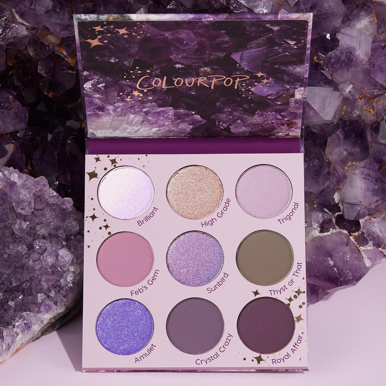 image:imageColourpop Pink Dreams Eyeshadow Palette Neutral amp Pink Eyeshadow Palette with Matte amp Glitter Finishes High Pigment Cool Toned Eye Makeup with Longwear Formula 03 ozAll Amethyst