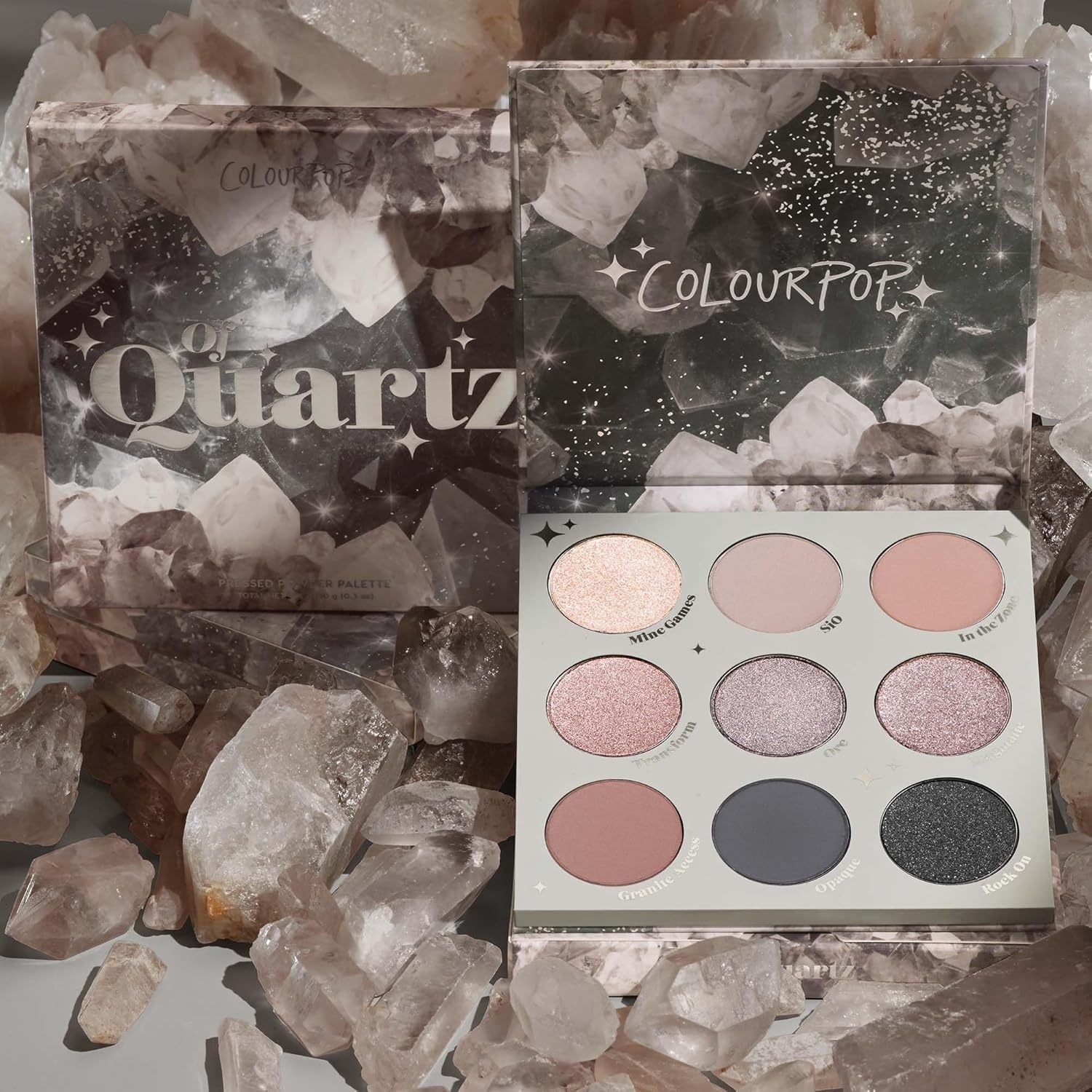 image:imageColourpop Pink Dreams Eyeshadow Palette Neutral amp Pink Eyeshadow Palette with Matte amp Glitter Finishes High Pigment Cool Toned Eye Makeup with Longwear Formula 03 ozQuartz